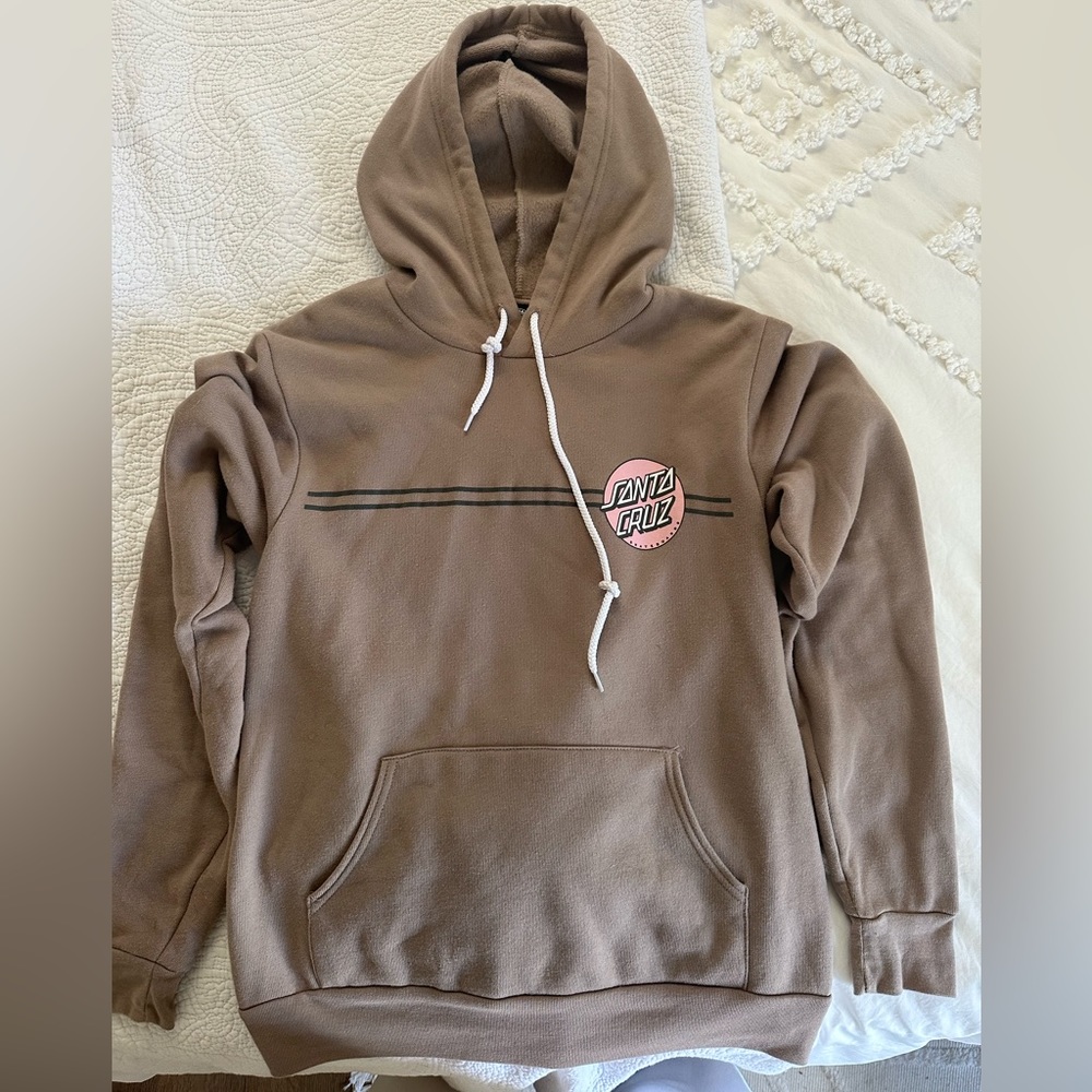 Santa Cruz Sweatshirt - Pink and Tan